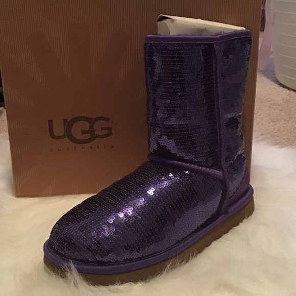 purple sequin uggs